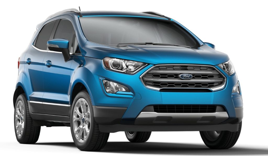 2019 Ford EcoSport blue candy