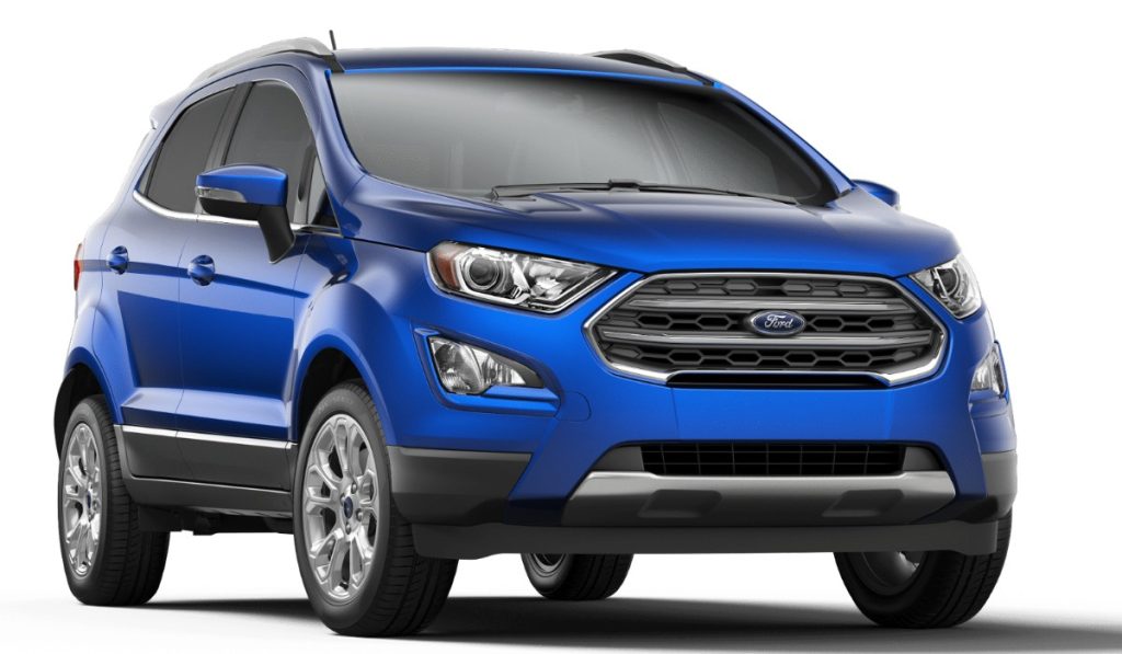 2019 Ford EcoSport lightning blue