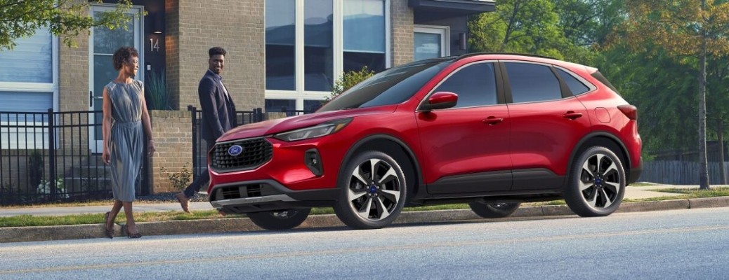 2024 Ford Escape side view in a city