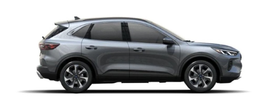 2024 Ford Escape Platinum side view on white