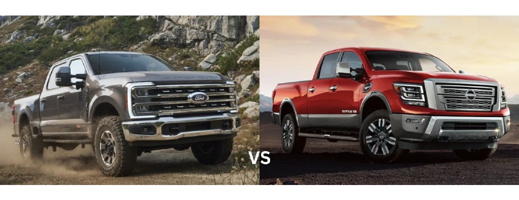 2024 Ford Super Duty vs 2024 Nissan Titan XD