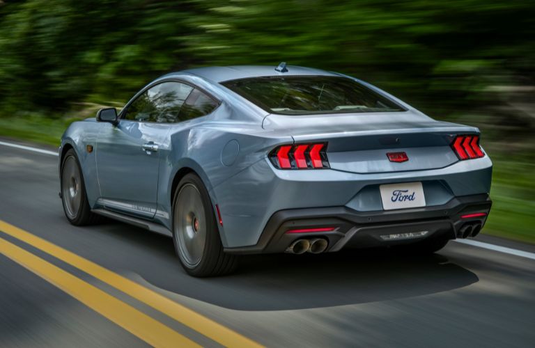 Ford Mustang 60th Anniversary Package rear and side angle