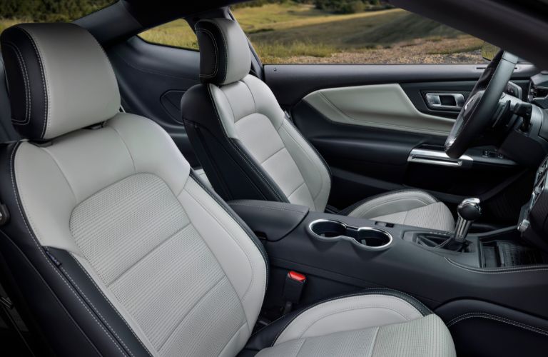 Ford Mustang 60th Anniversary Package front seats side view