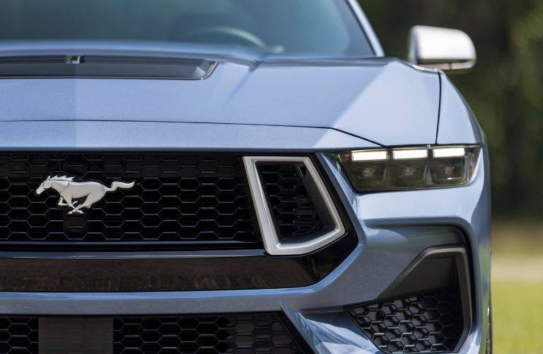 Ford Mustang 60th Anniversary Package grille and headlight