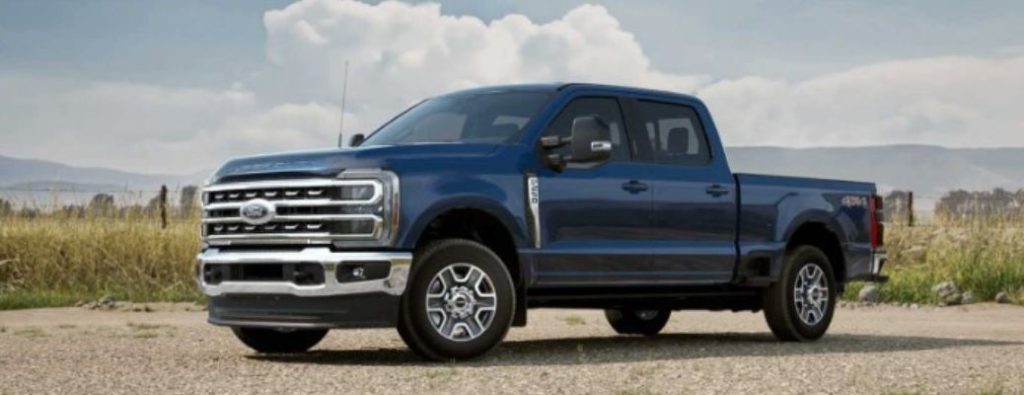 2025 Ford Super Duty Antimatter Blue Metallic
