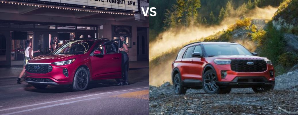 2025 Ford Escape versus 2025 Ford Explorer