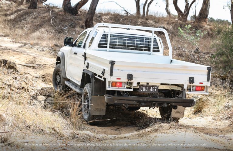 2025 Ford Ranger Super Duty work truck working off-road