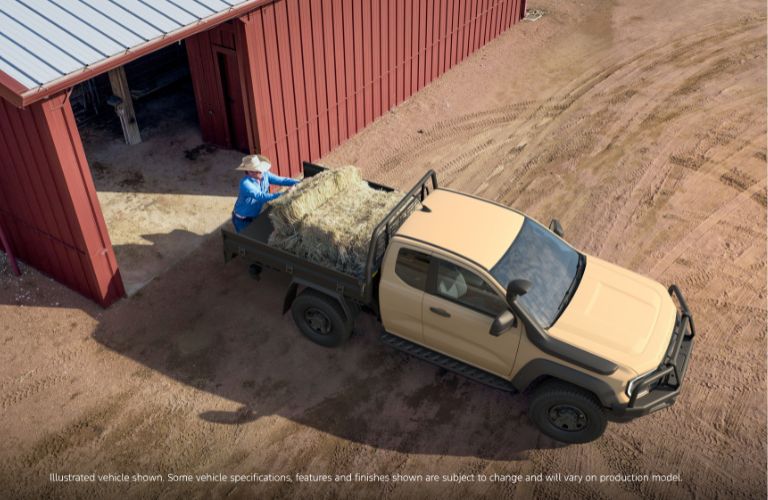 2025 Ford Ranger Super Duty overhead view