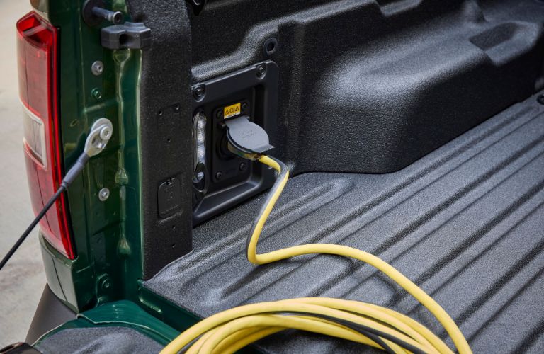 Ford Maverick FlexBed electrical outlet