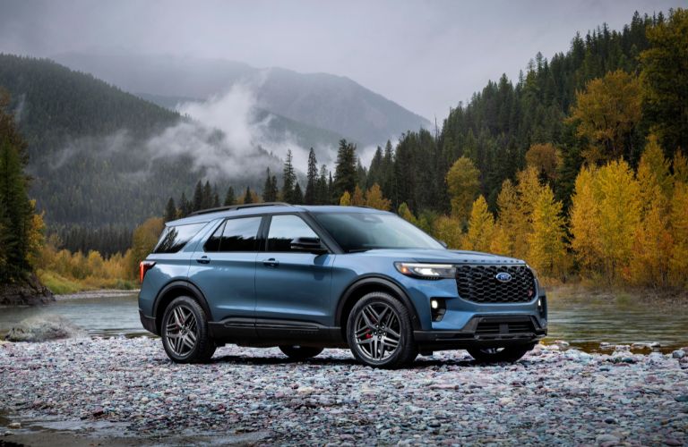 2025 Ford Explorer front and side view