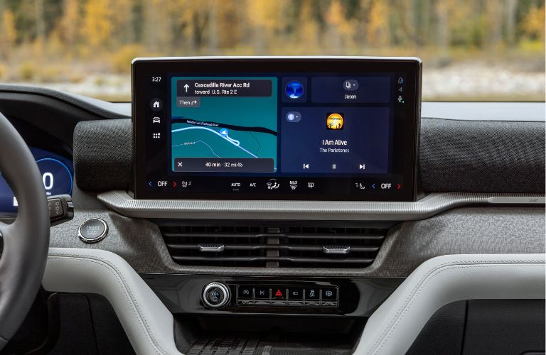 2025 Ford Explorer touchscreen display