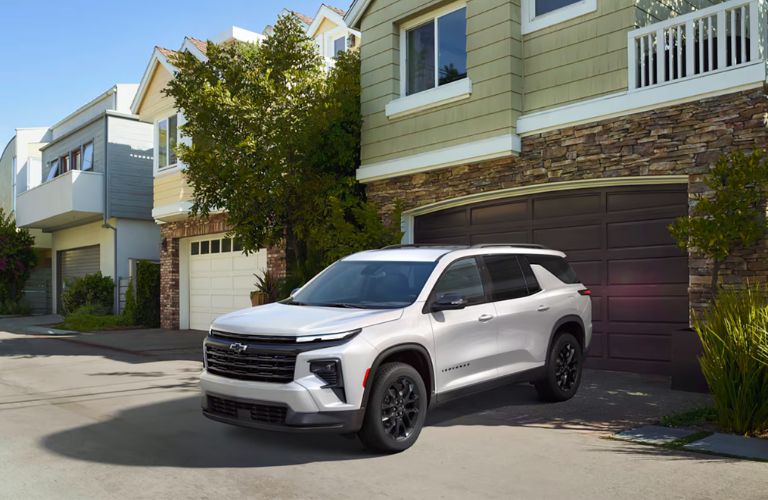 2025 Chevy Traverse parked in a driveway