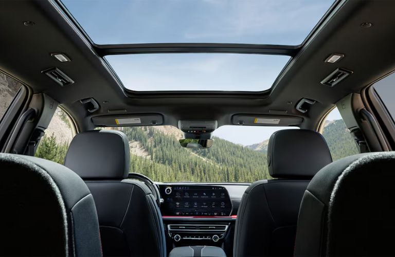 2025 Chevy Traverse sunroof view