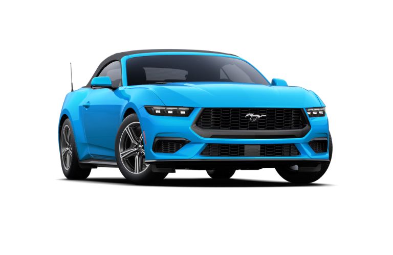 2026 Ford Mustang front view on white