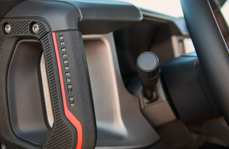 grab handles in the 2025 Ford Bronco interior