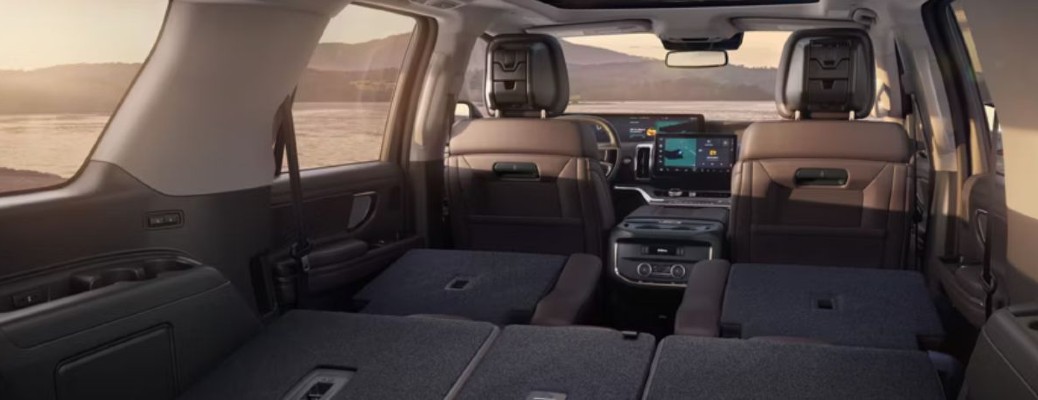 2026 Ford Expedition seating folded down