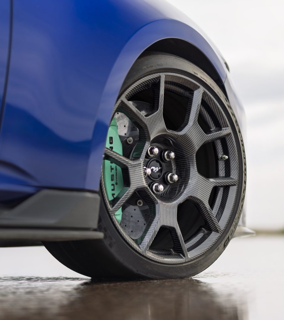 2026 Mustang with Track Pack wheel and tire