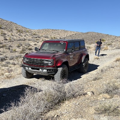 Bronco Raptor at a Bronco Off-Roadeo event