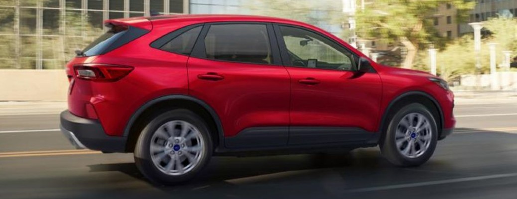 2026 Ford Escape side view in red