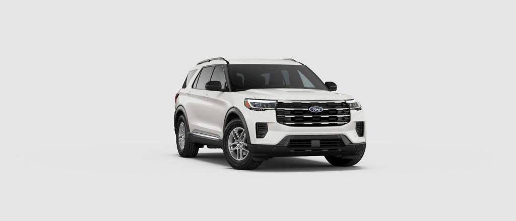 2026 Ford Explorer Star White Metallic Tri-Coat