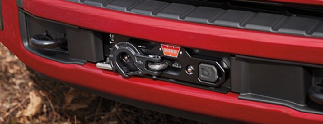 Ford winch kit close up