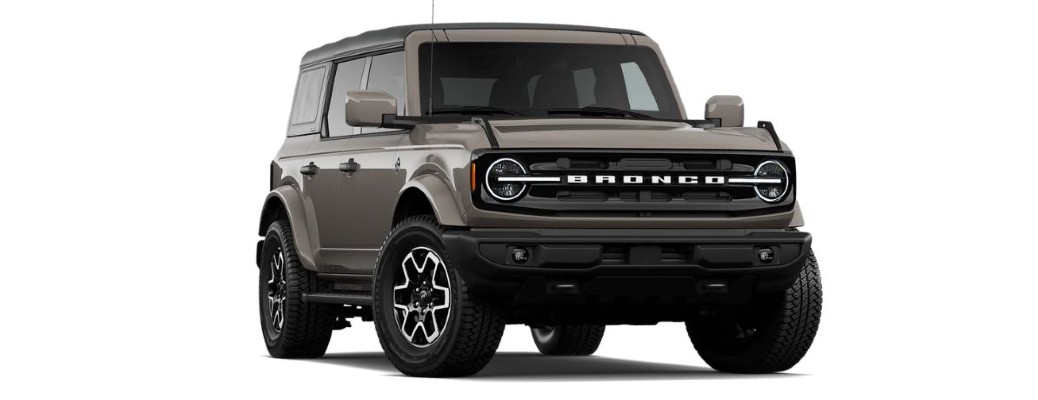 2026 Ford Bronco Outer Banks on white