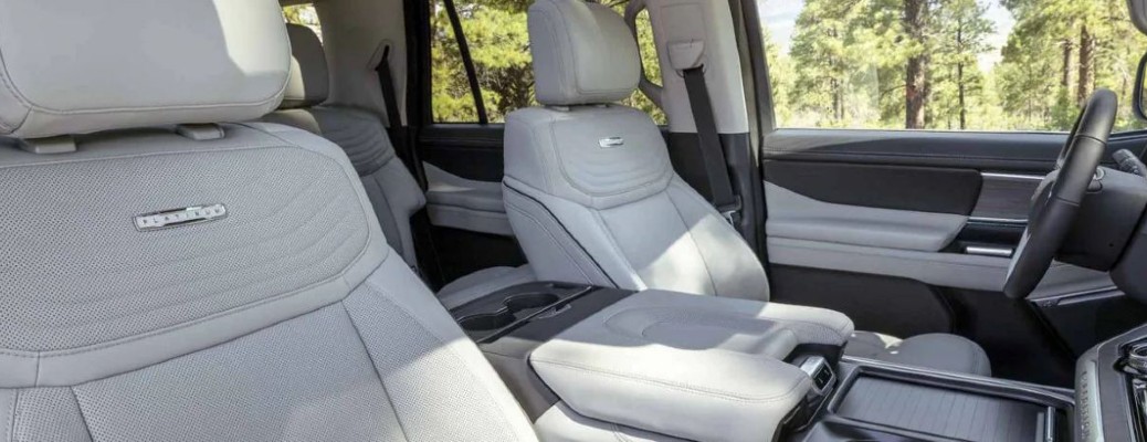 2026 Ford Expedition Platinum front seats side angle