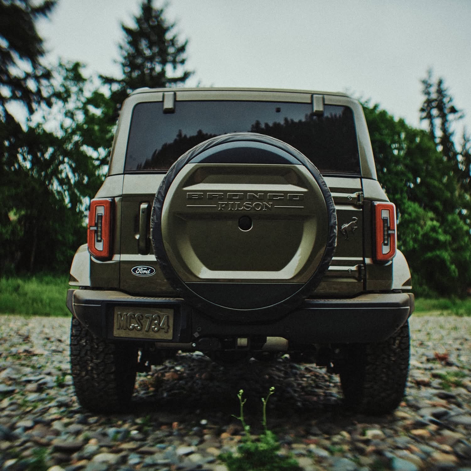 Bronco Filson Rear View Pre-Production Model