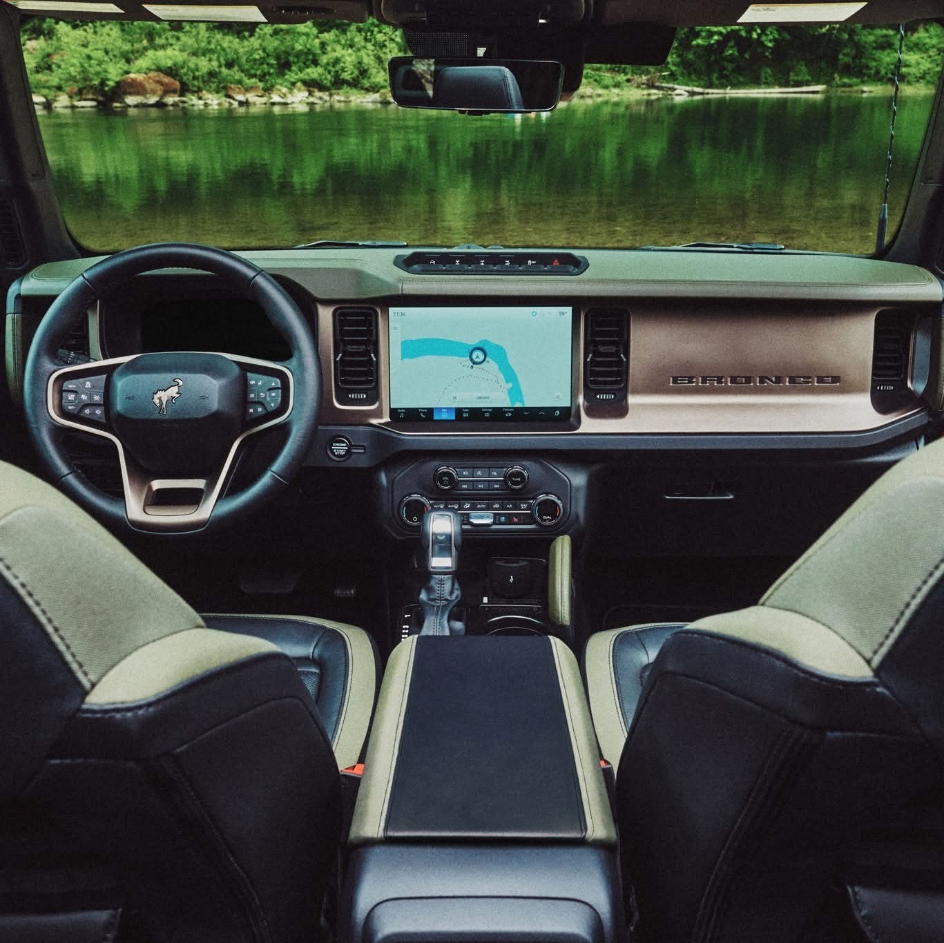 Bronco Filson Dashboard View Pre-production Model