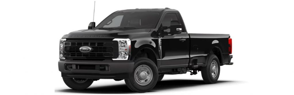 Ford Super Duty on white