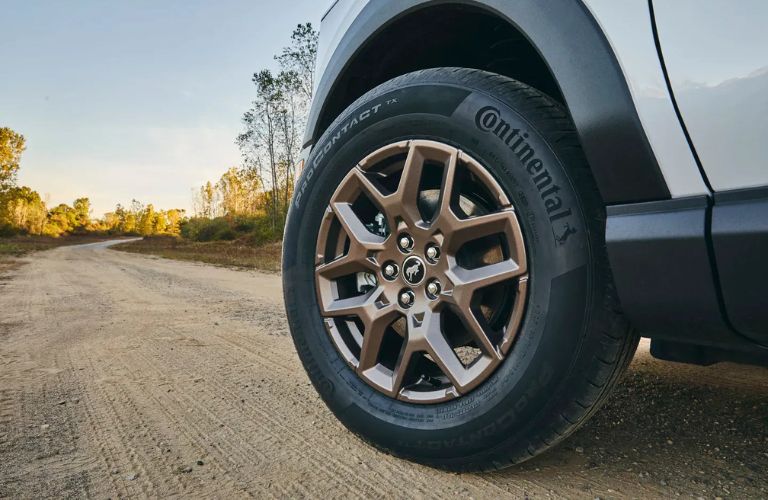 The Ford Bronco tire and wheel