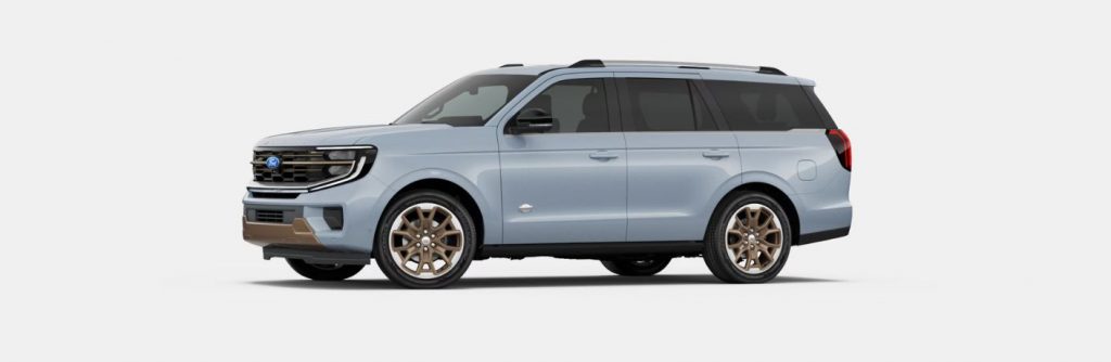 Ford Expedition 2027 front and side view