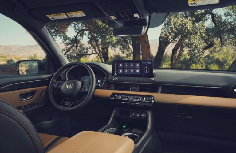cockpit of the 2026 Honda Passport