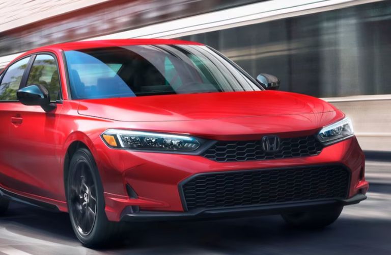 close up front view of the 2026 Honda Civic
