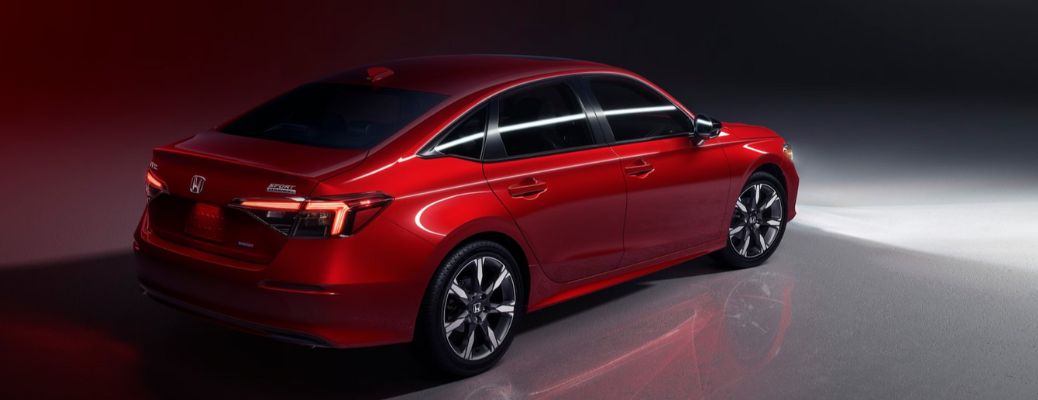 rear and side view of the 2026 Honda Civic