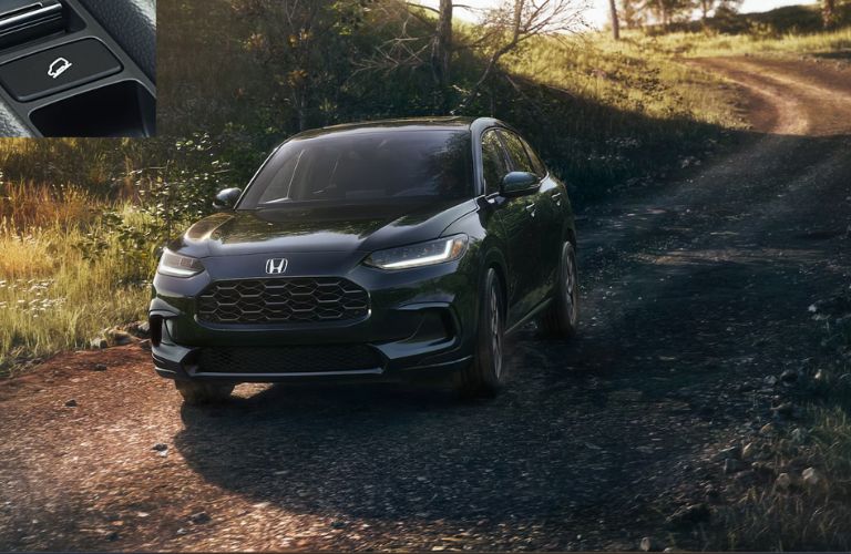 front view of the 2026 Honda HR-V on a hill