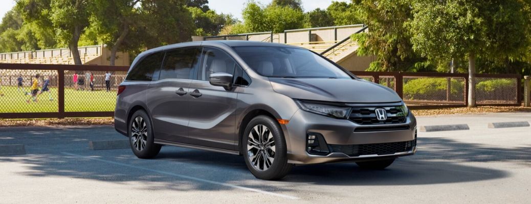 front and side view of the 2026 Honda Odyssey