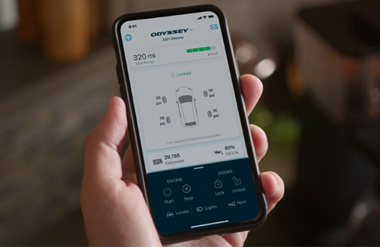 HondaLink® App on a phone