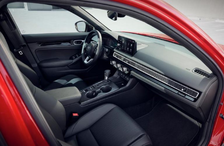 cockpit of the 2025 Honda Civic Hybrid