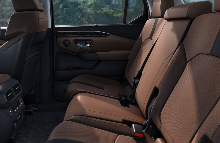 interior seat view of a Honda vehicle