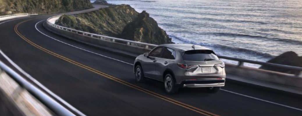 rear view of the 2026 Honda HR-V going away on the road