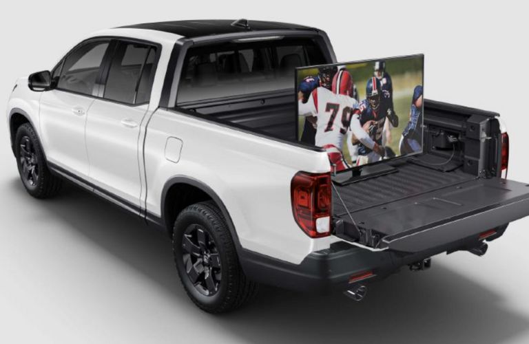 rear view of the 2026 Honda Ridgeline Black Edition