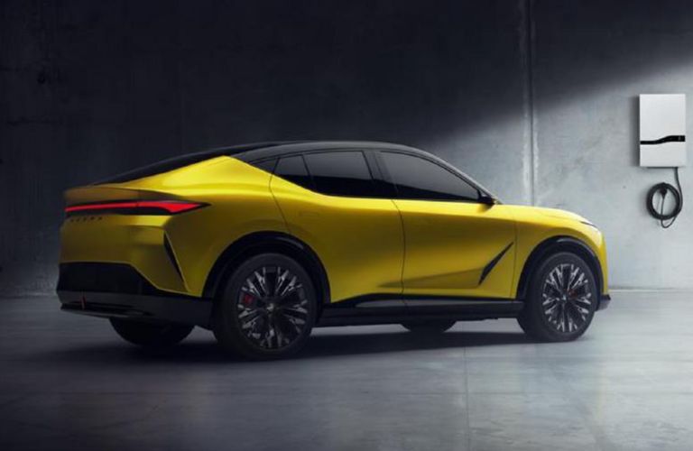 side view of an Acura RSX prototype