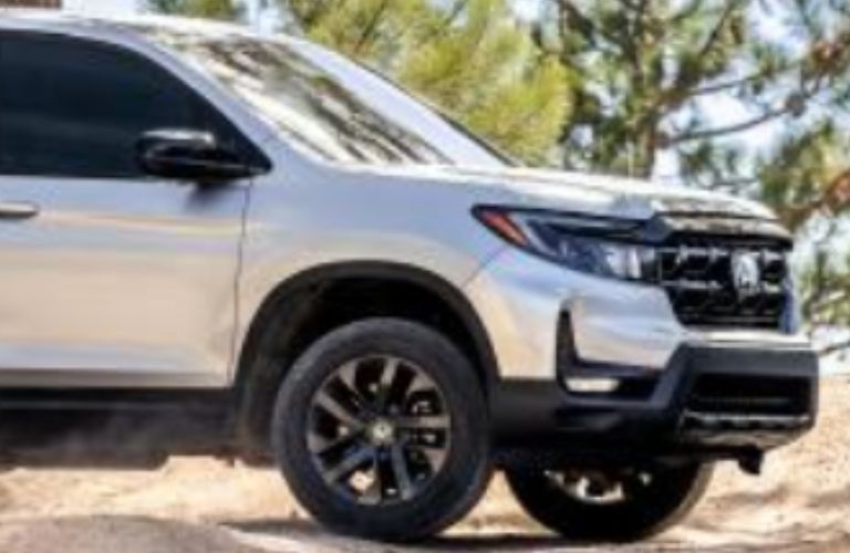 close up of a Honda tire