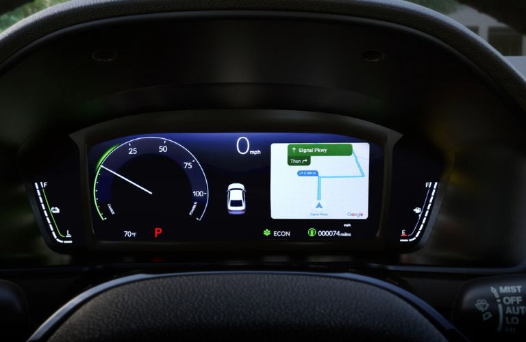 instrument cluster of the 2026 Honda Accord