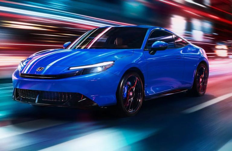 2026 Honda Prelude Blue on the road
