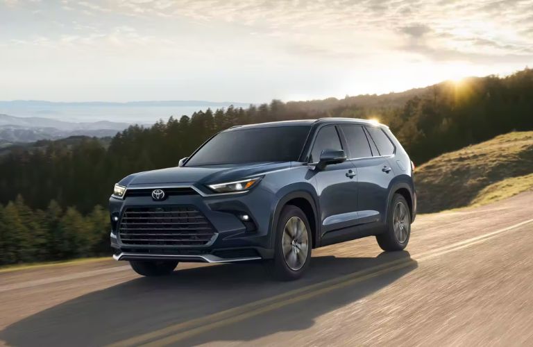 2023 Toyota Grand Highlander on the road