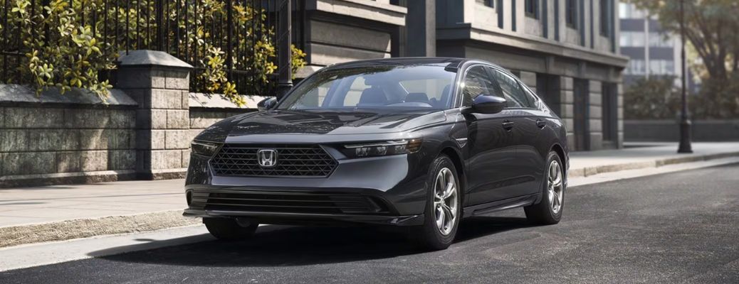 2026 Honda Accord Hybrid Black on the road