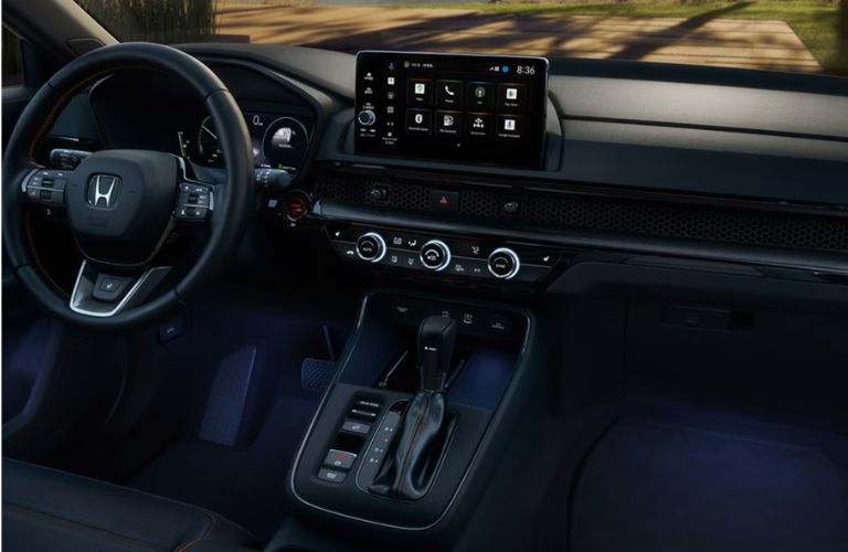 cockpit of the 2027 Honda CR-V