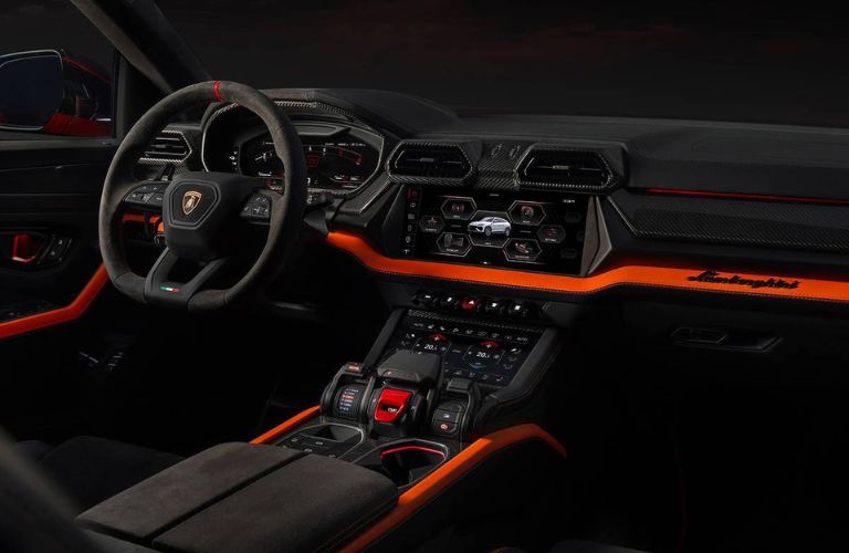 2025 Lamborghini Urus front interior